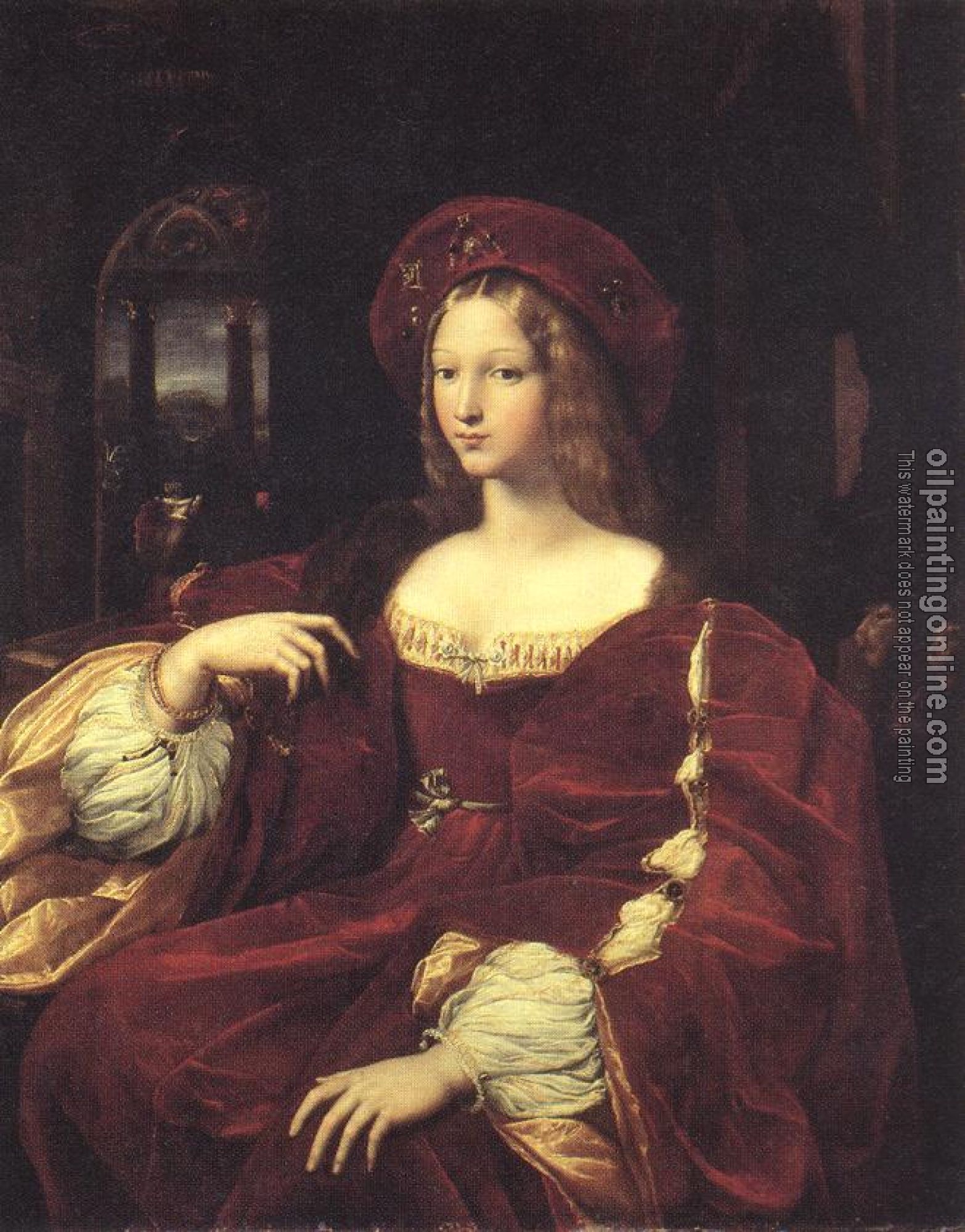 Raphael - Portrait of Jeanne d'Aragon